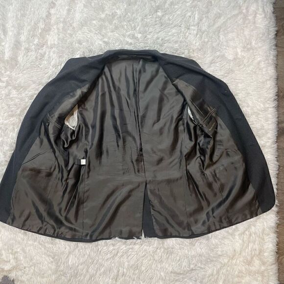 Banana Republic Mens Blazer Sport Coat Two Button Casual Jacket 44R Wool Blend I - Picture 3 of 11